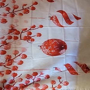 72" X 72" Christmas Shower Curtain